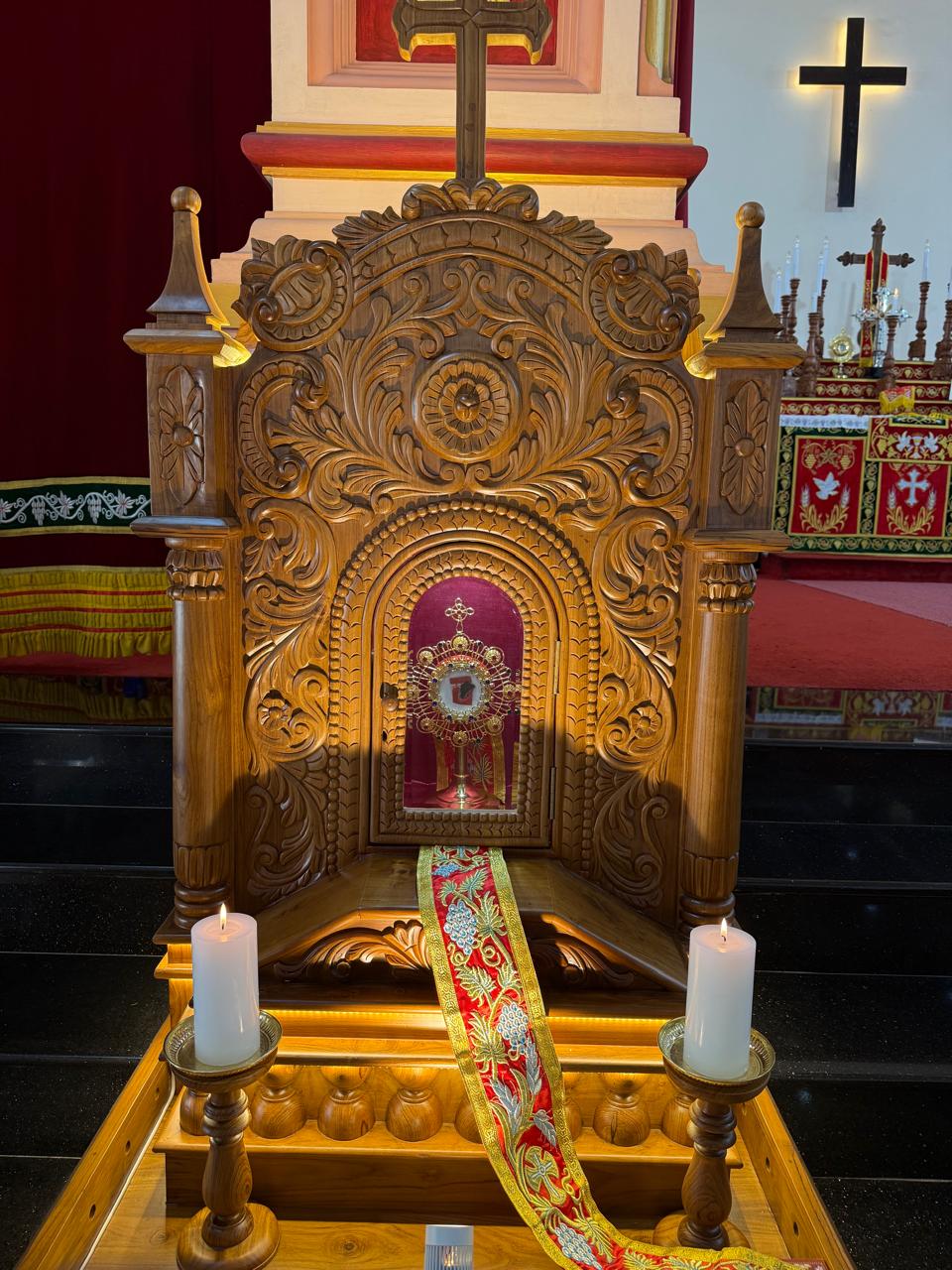 Holy Relics of St. Geevarghese Mor Gregorios of Parumala installed at St. Gregorios JSO Church, Hosa Road